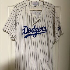 STARTER Dodgers pinstripe Nomo jersey
